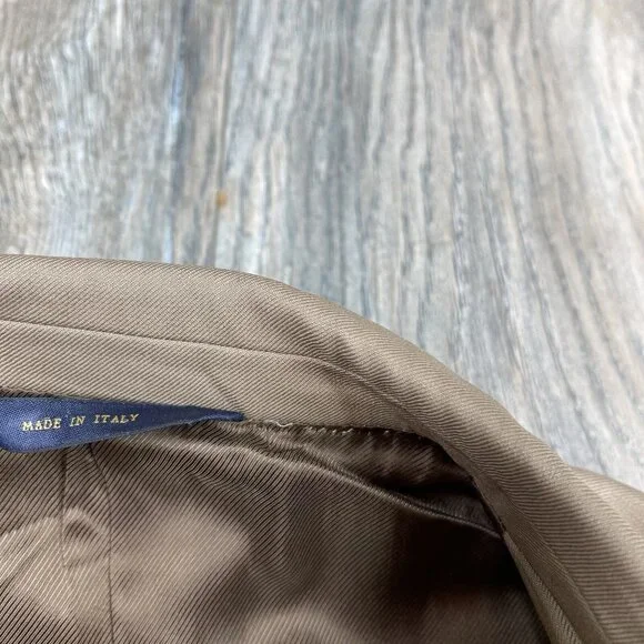 Brooks Brothers Blazer Mens 41R Vitale Barberis Canonico Fitzgerald Italy